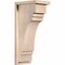 Ekena Millwork Pescadero Smooth Corbel w/Backplate, Douglas Fir, 7 1/2"W x 10"D x 22"H COR08X10X22PEC01SDF - alternate 1